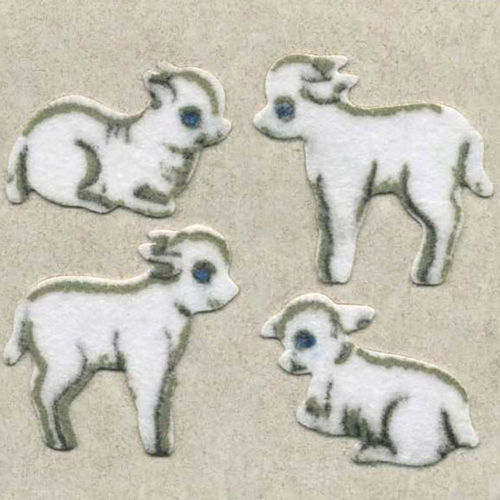 Micro Wildlife Fuzzy Stickers