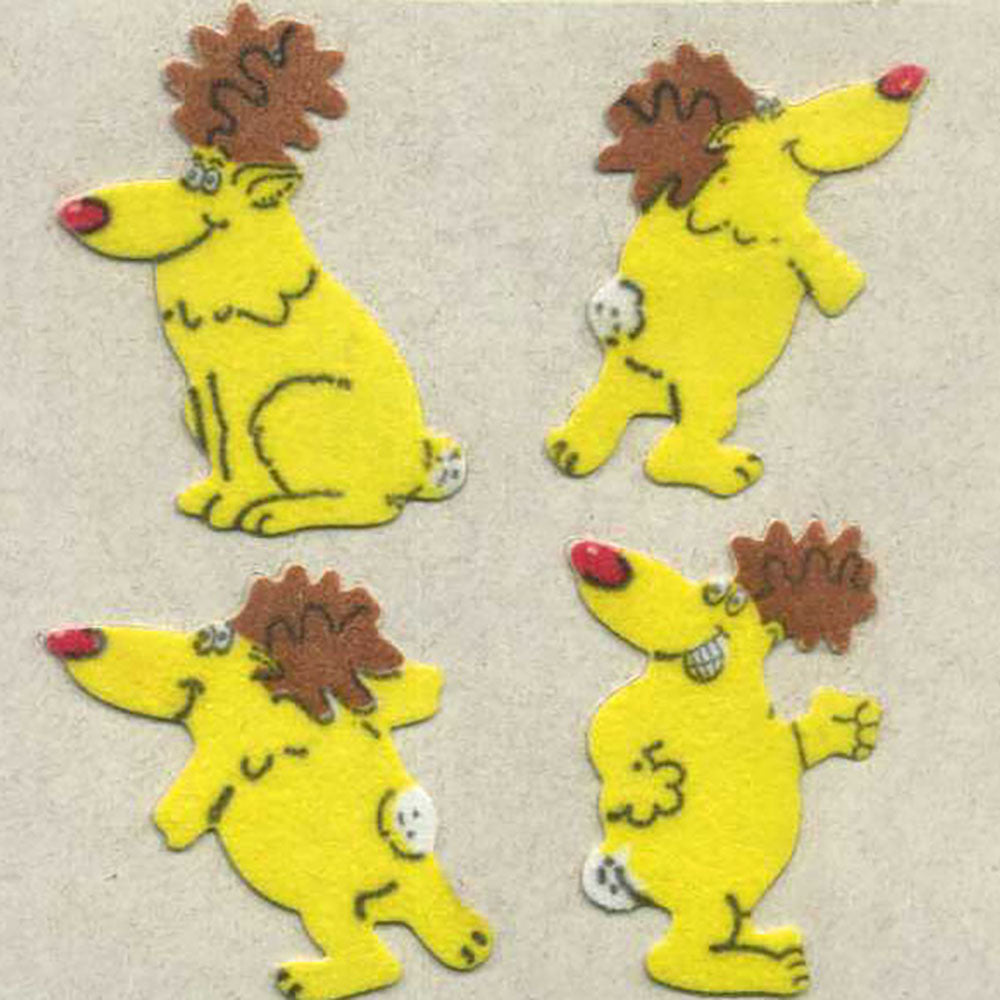 Reindeer Fuzzy Stickers
