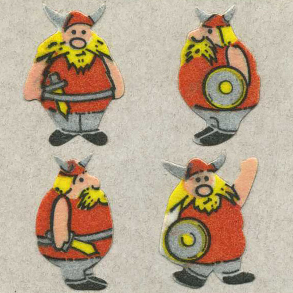 Vikings Fuzzy Stickers