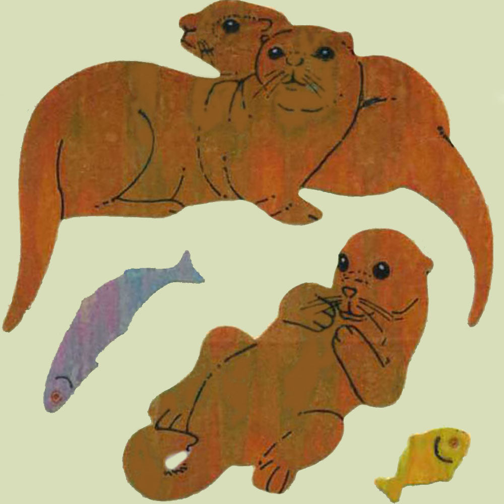 Otters Stickers
