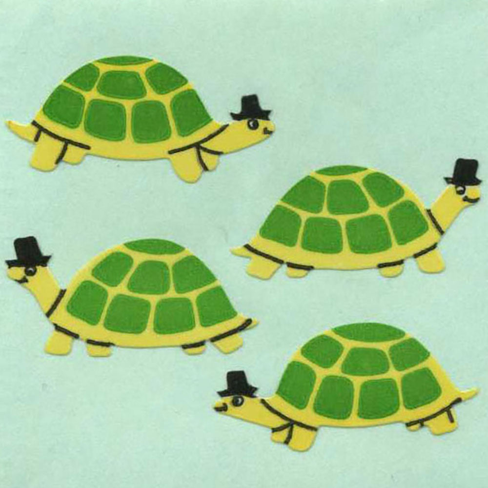 Green Tortoises Stickers