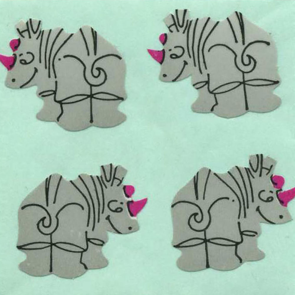 Rhinoceros Stickers