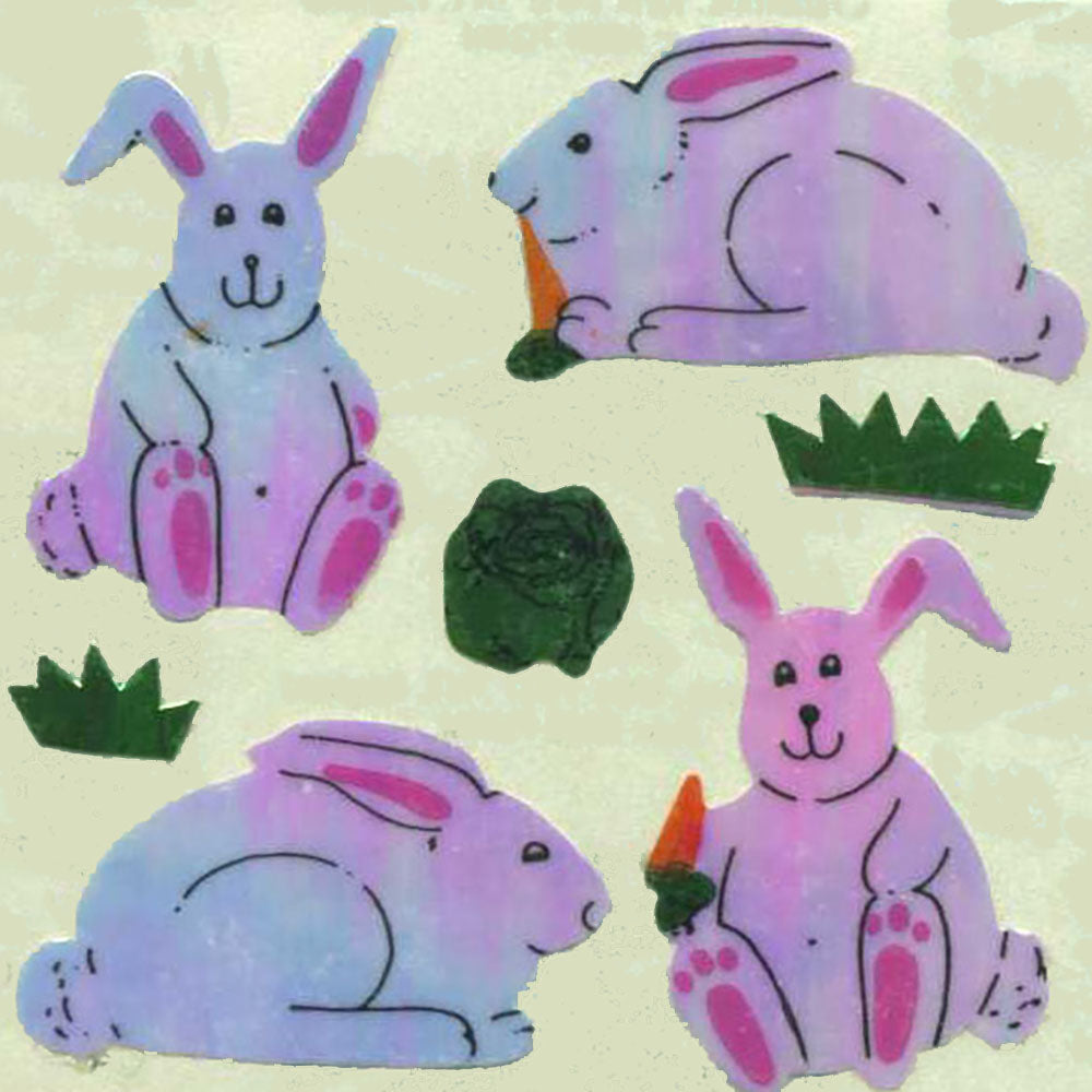 Bunny & Carrot Stickers