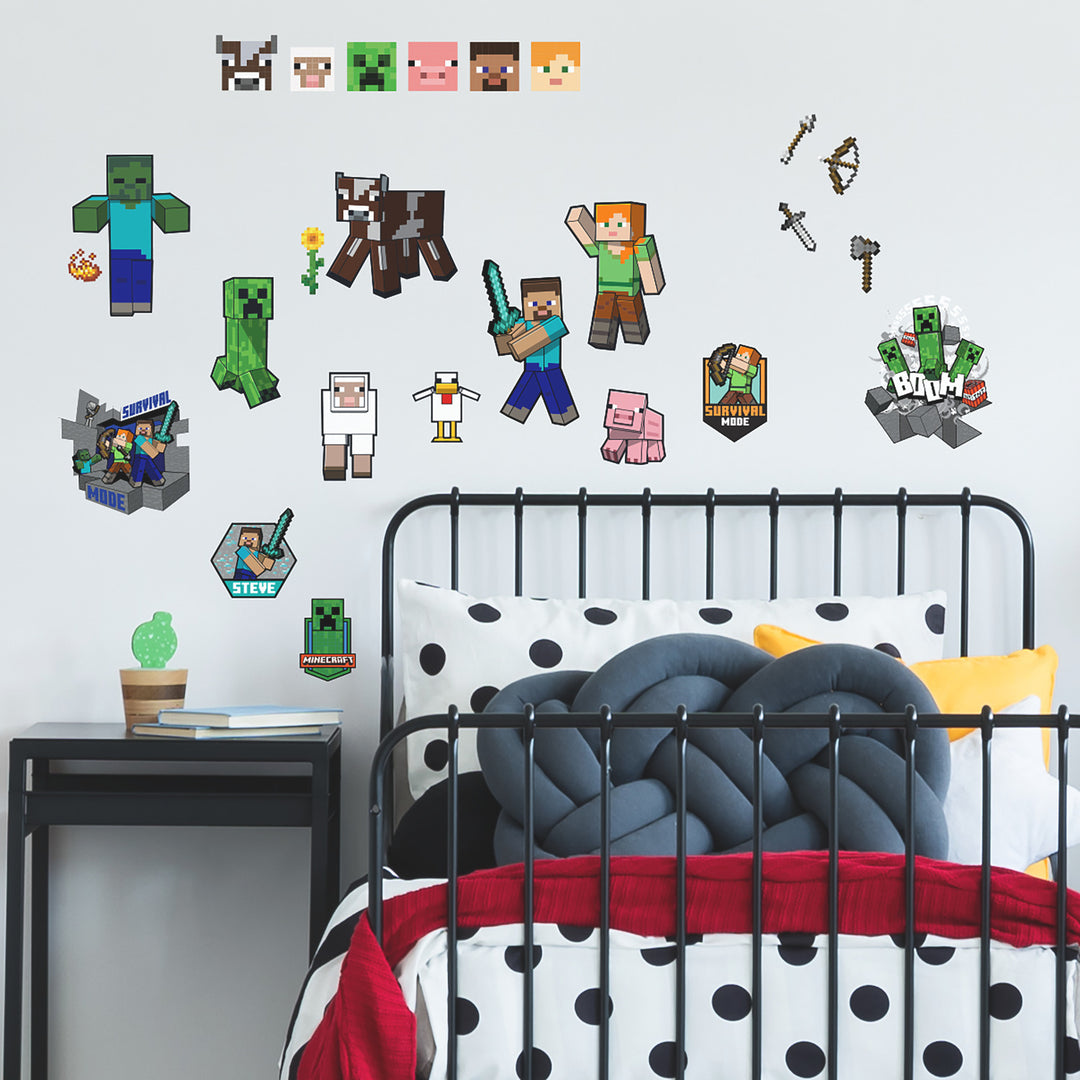 Minecraft Wall Sticker Decals