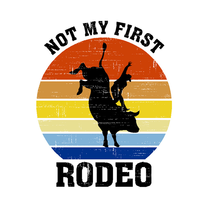 Our First Rodeo Icon Not My First Rodeo Vinyl Sticker Decal – Sticker Planet