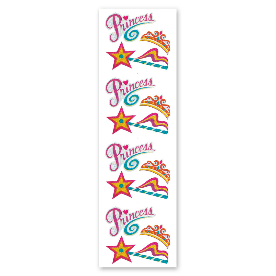 Princess Sparkly Prismatic Stickers