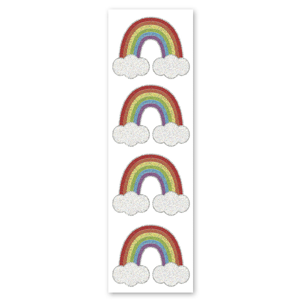 HAMBLY: Rainbow glitter stickers – Sticker Stash Outlet