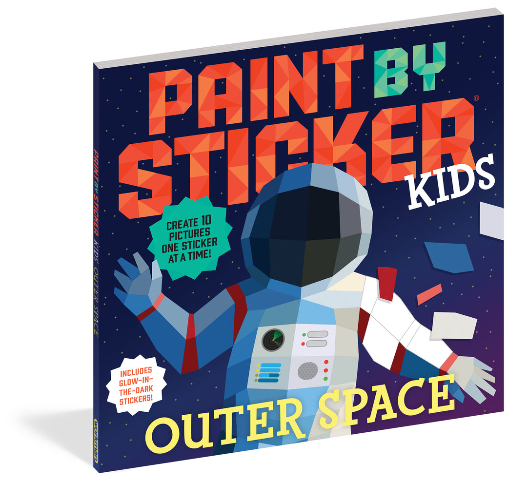 Space Paint By Sticker Book