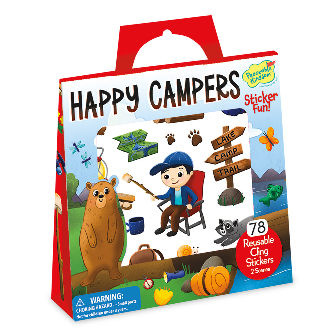 Happy Campers Sticker Activity Tote
