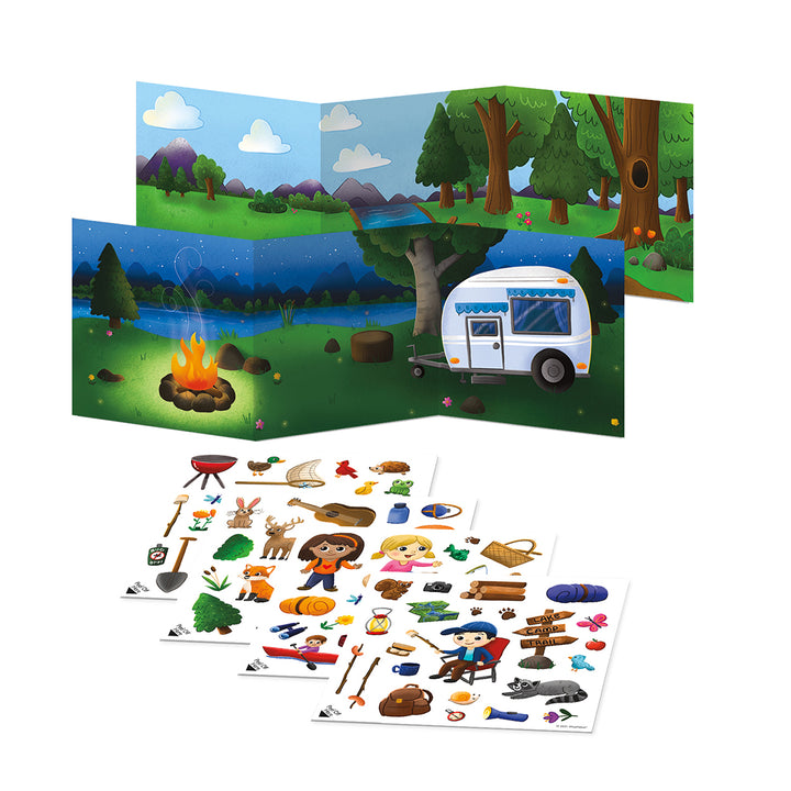 Happy Campers Sticker Activity Tote