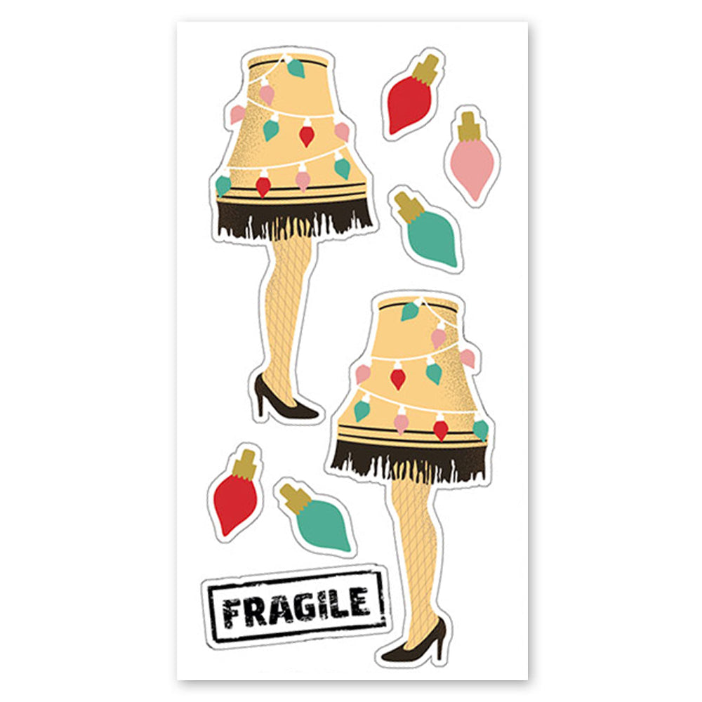 A Christmas Story Fragile Stickers