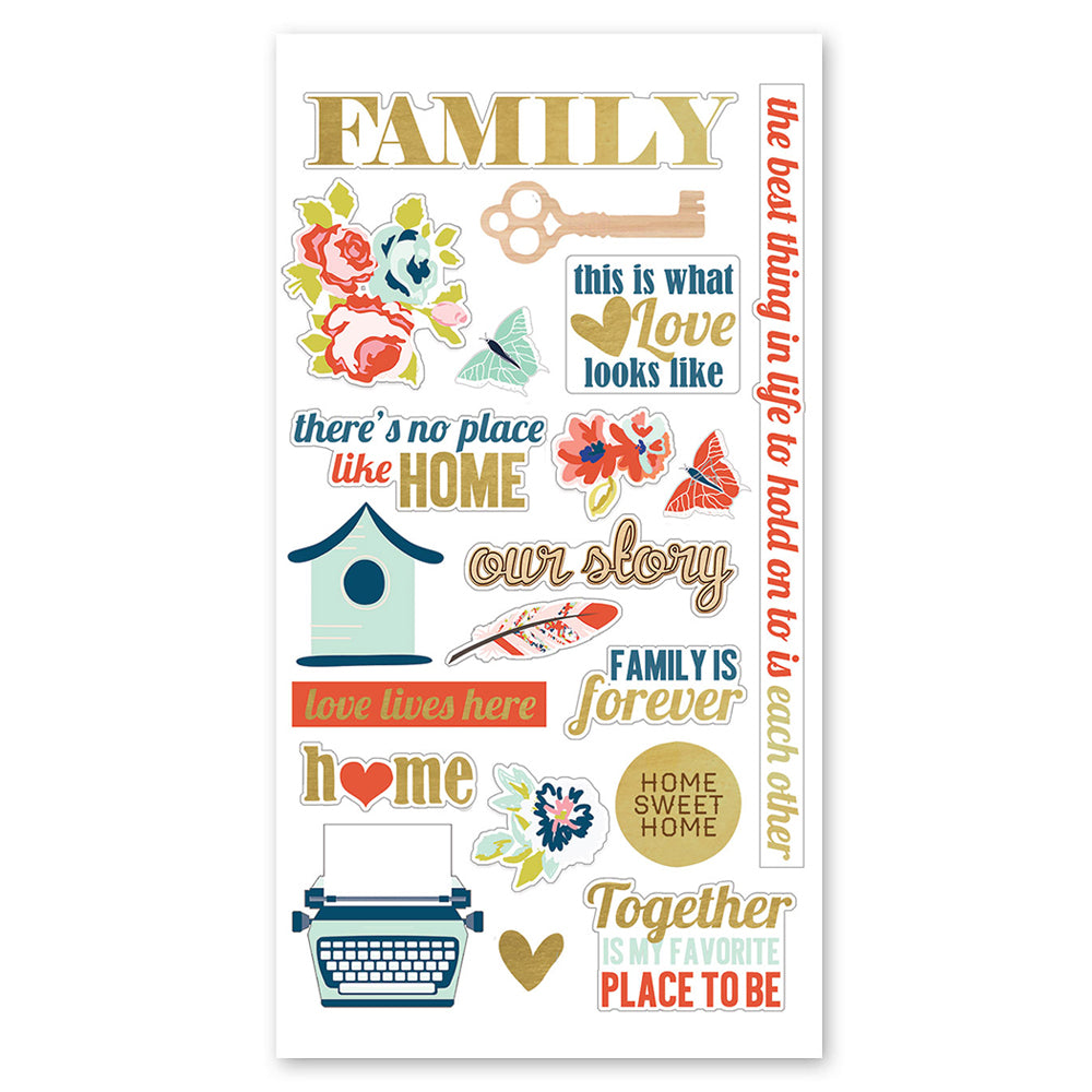 Happy Family Stickers