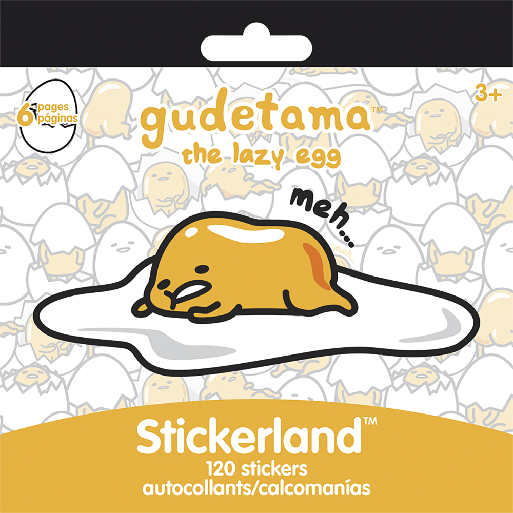 Gudetama Stickerland Sticker Booklet