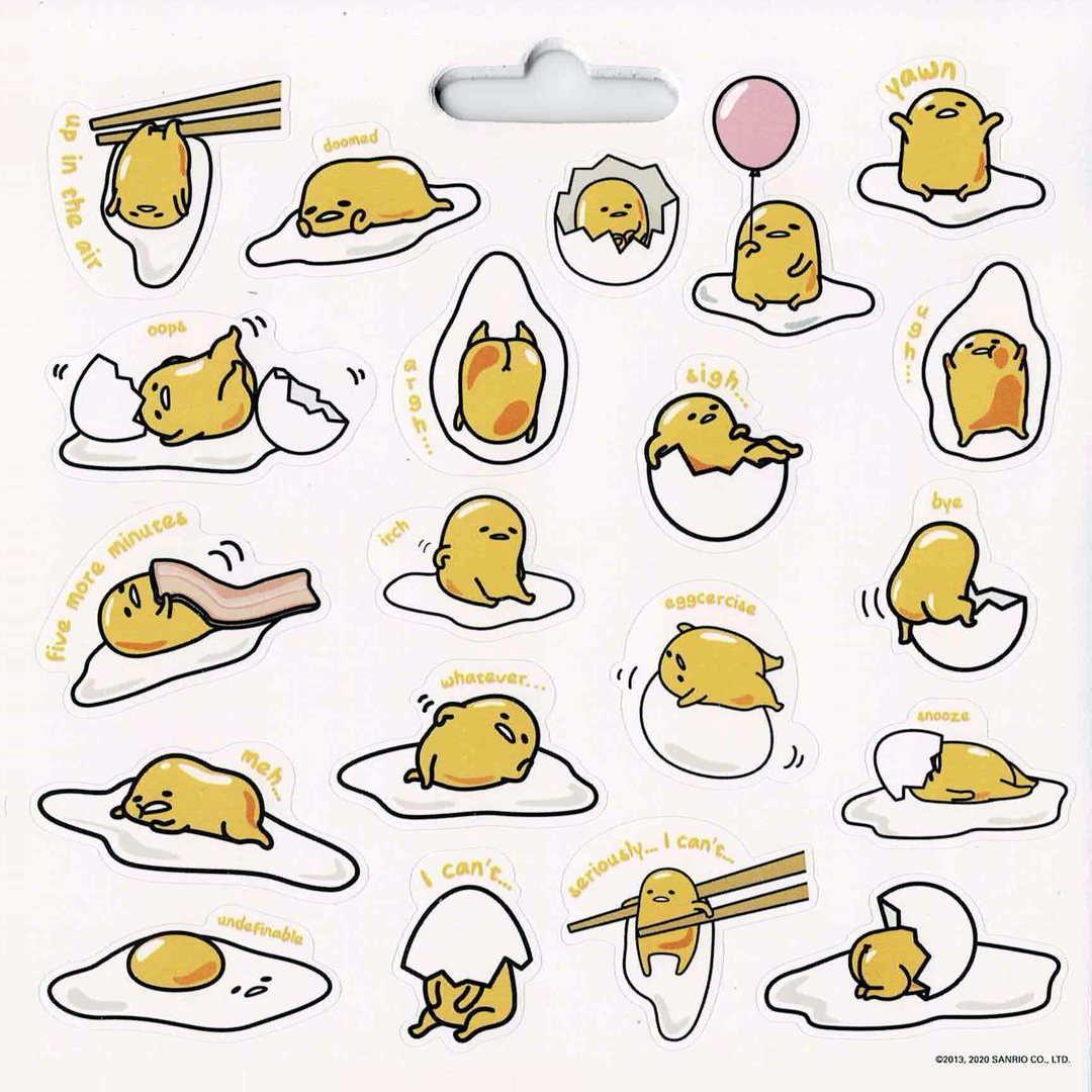 Gudetama Stickerland Sticker Booklet