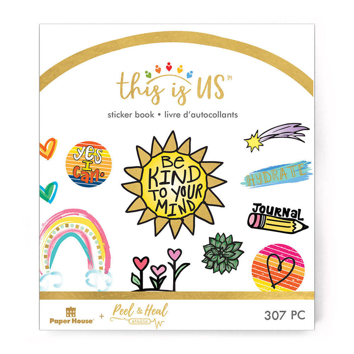 Peel & Heal Studio Be Kind to Your Mind Mini Sticker Book