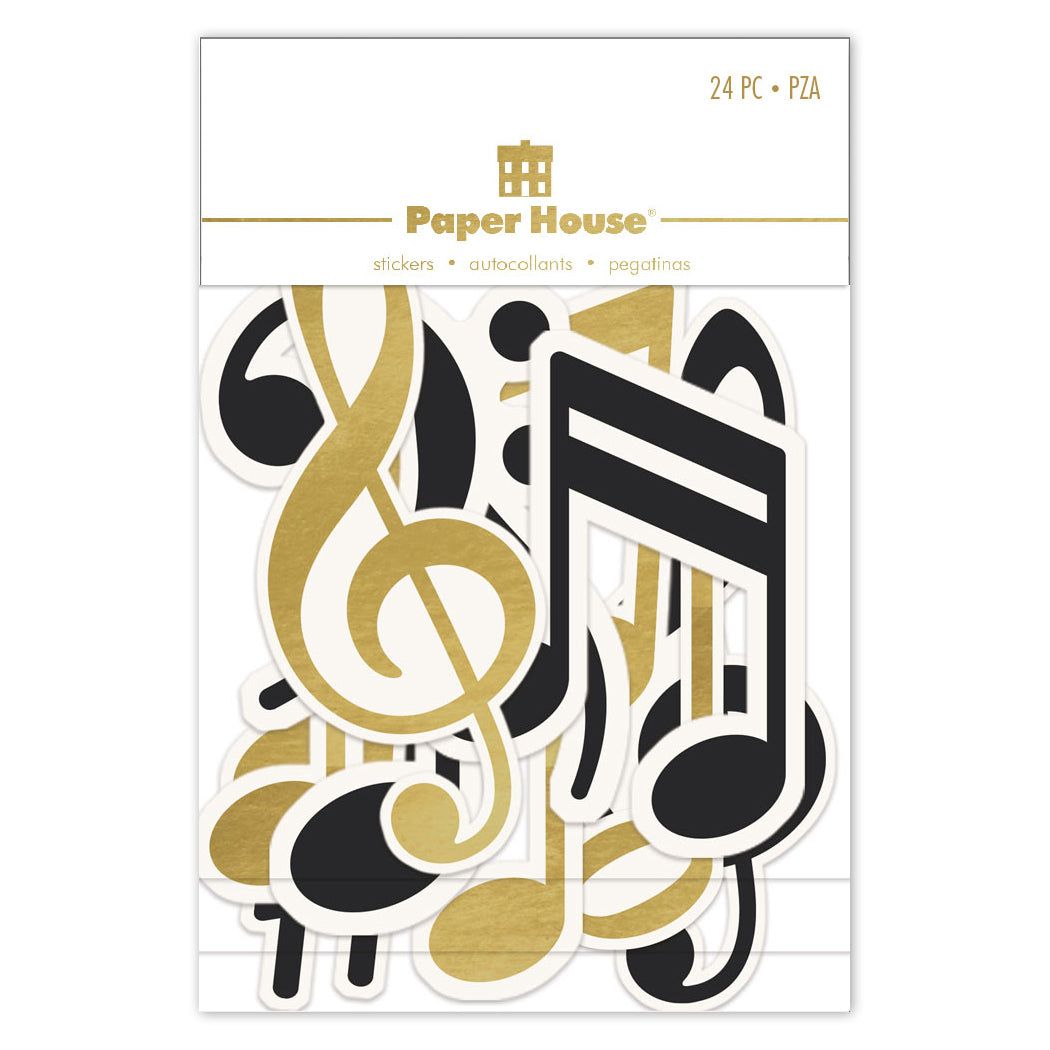 Music Notes Diecut Stickers