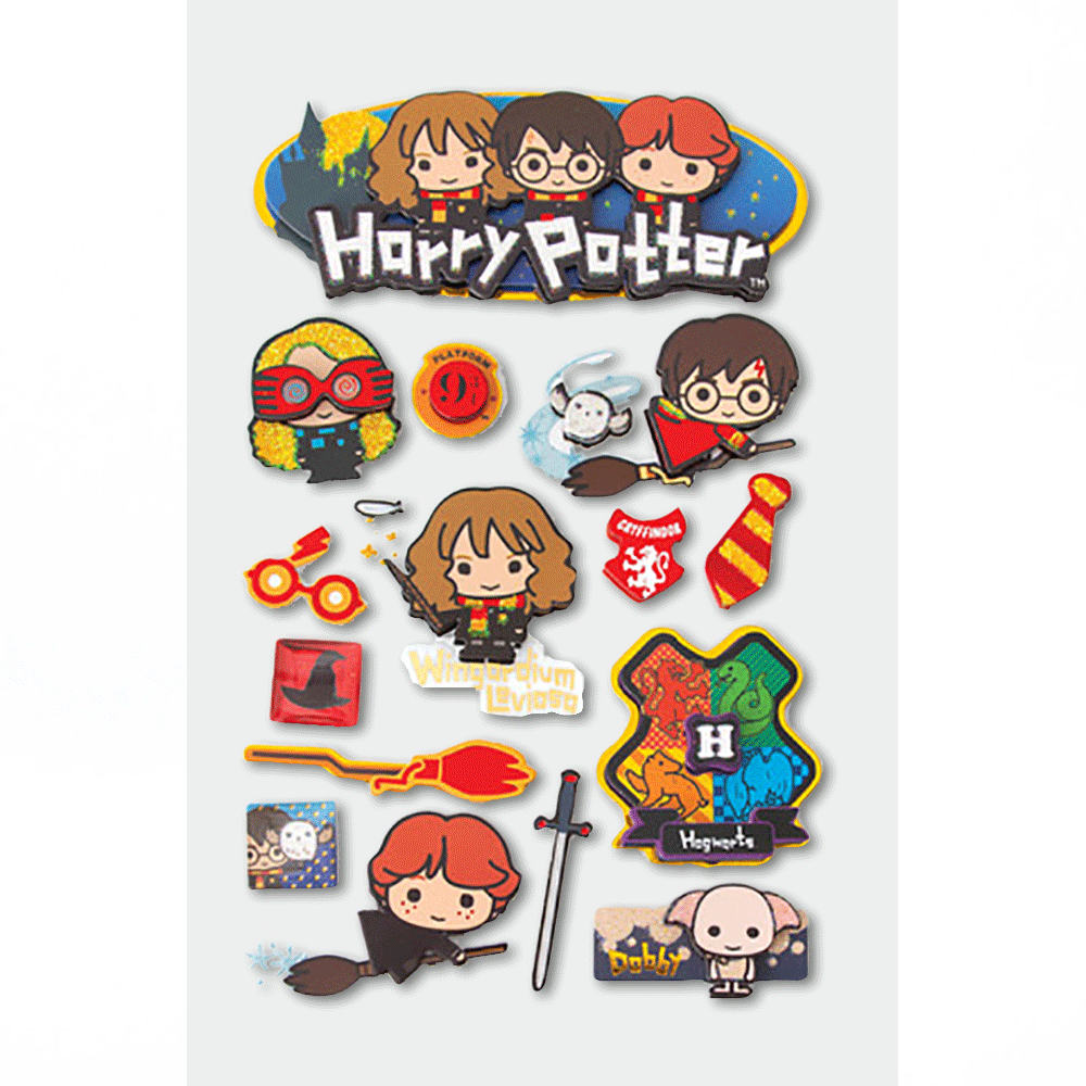 Harry Potter Chibi 3-D Stickers