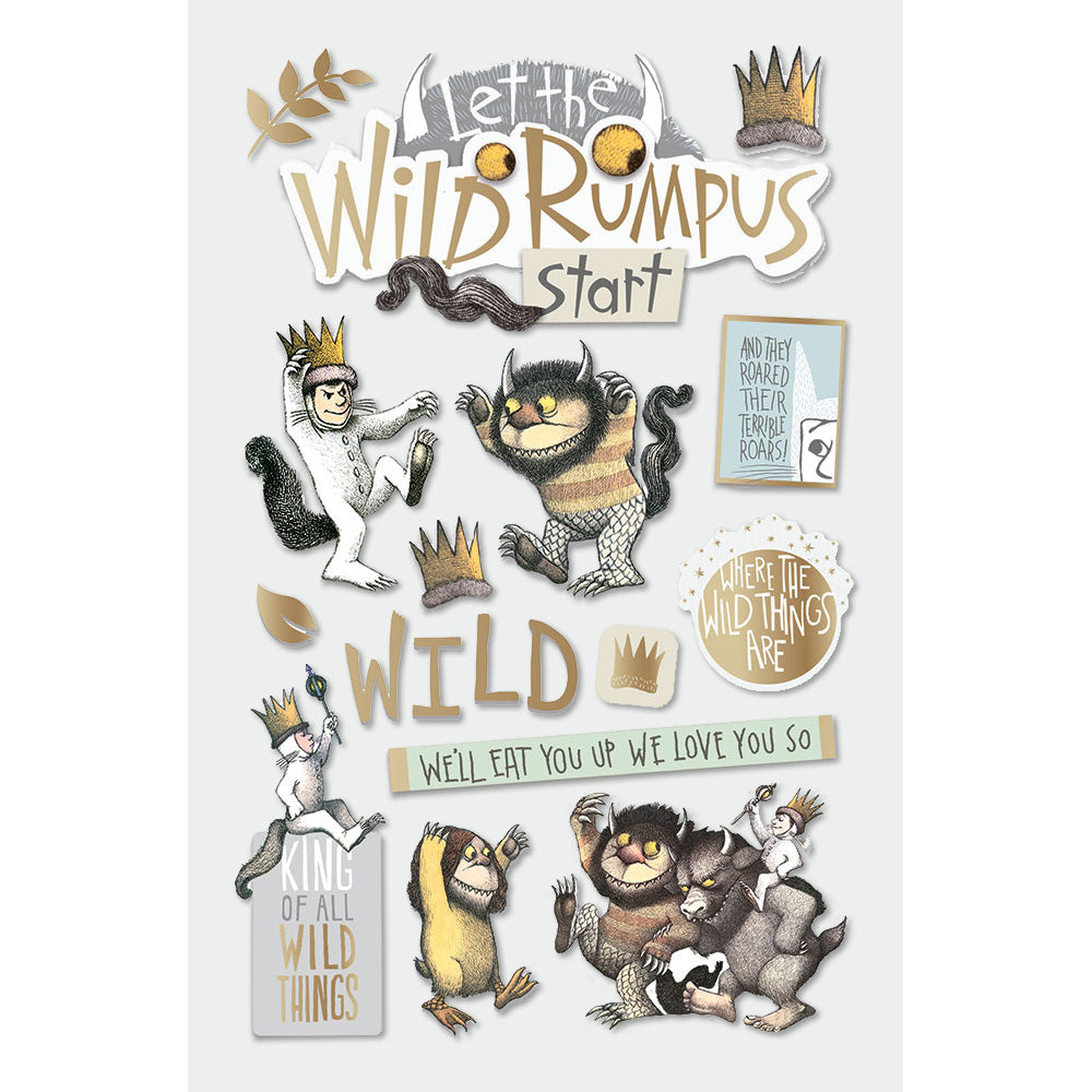 Where the Wild Things Are 3-D Stickers