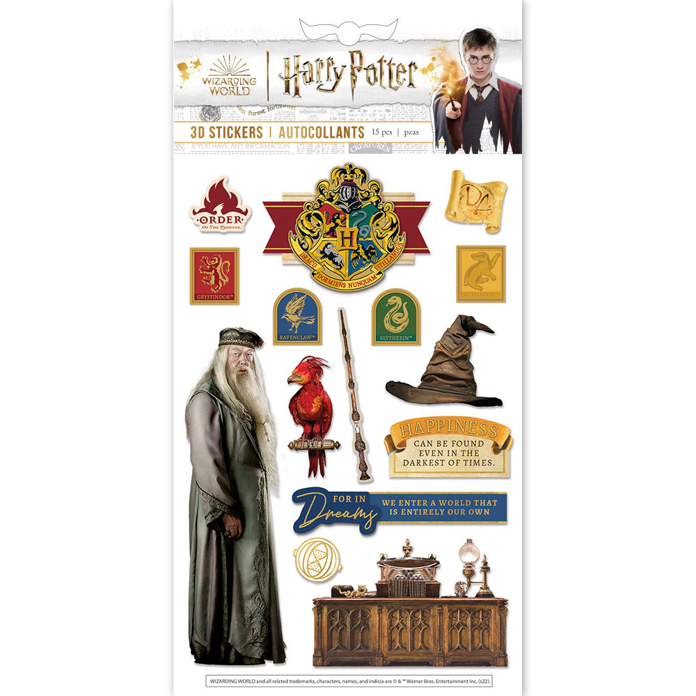 Harry Potter Dumbledore 3-D Stickers