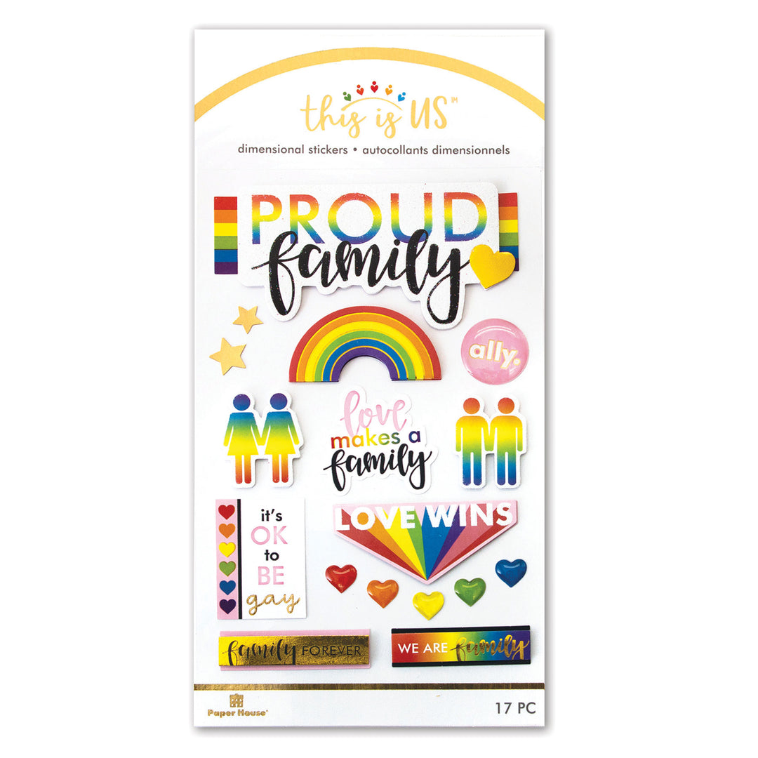 Proud Family Embellished Stickers