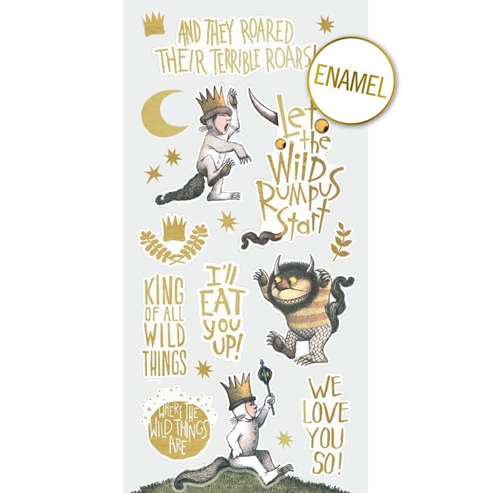 Where the Wild Things Are Faux Enamel Stickers