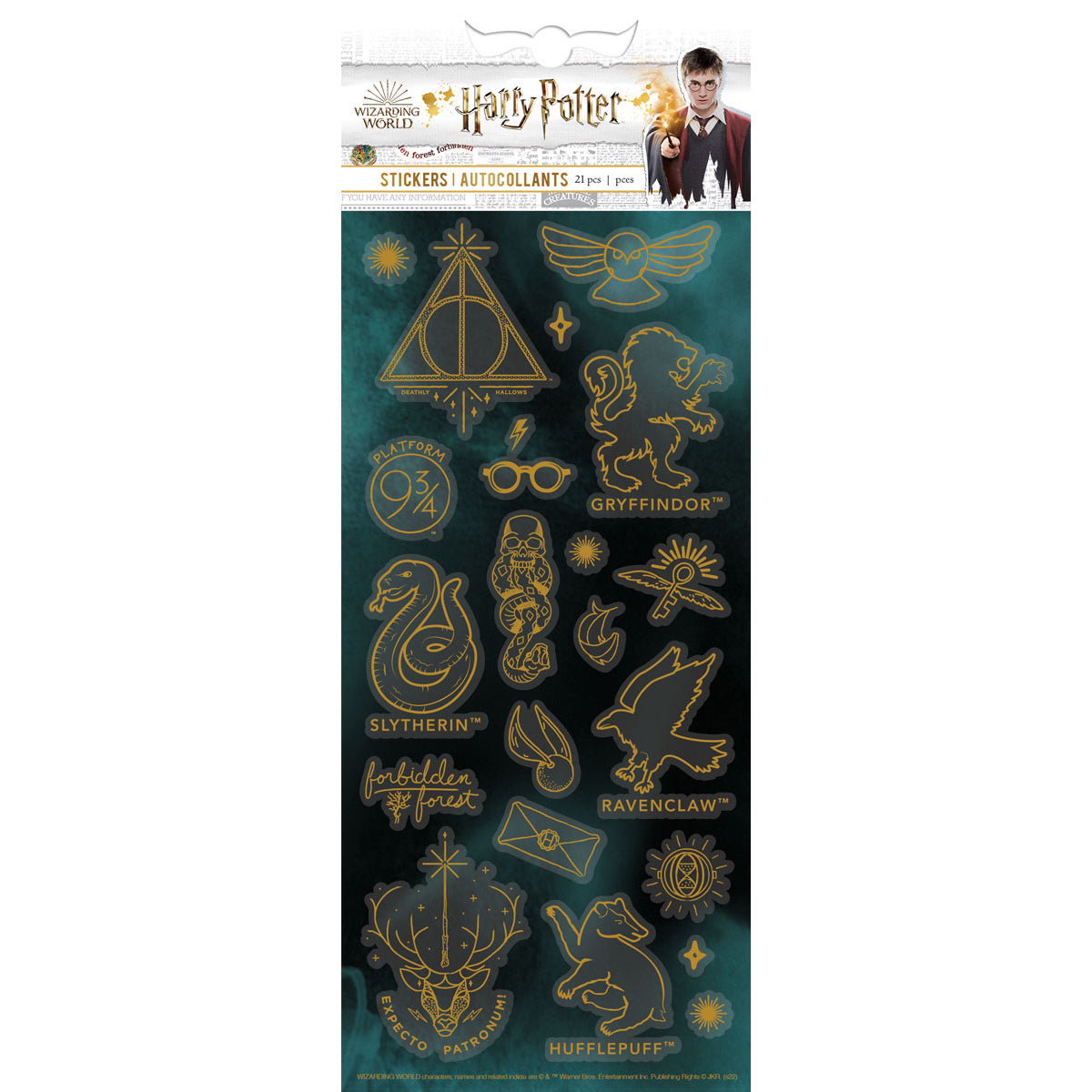 Harry Potter Signs & Symbols Foil Stickers – Sticker Planet