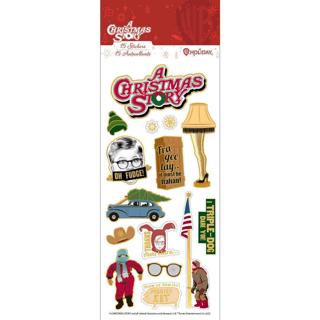 A Christmas Story Foil Stickers