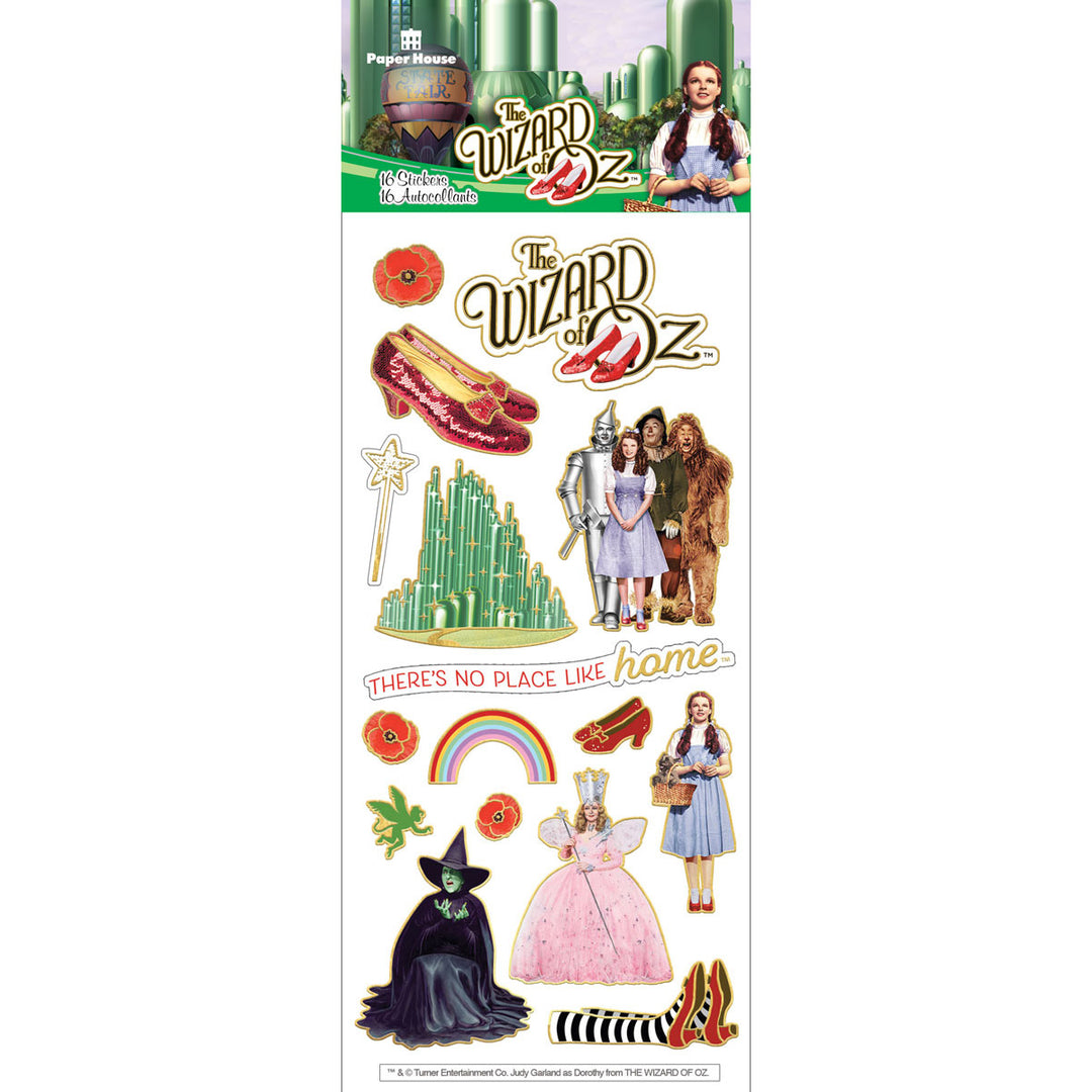 Wizard of Oz Faux Enamel Stickers