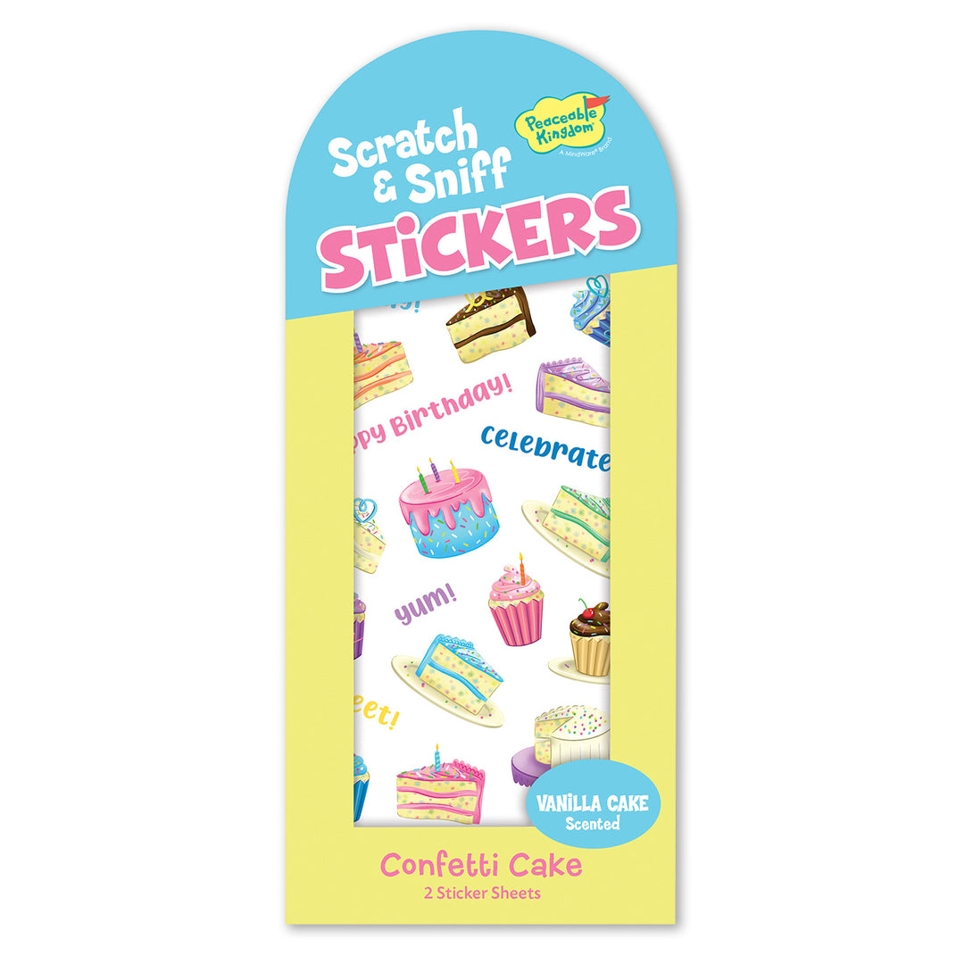 Confetti Cake Scratch & Sniff Stickers