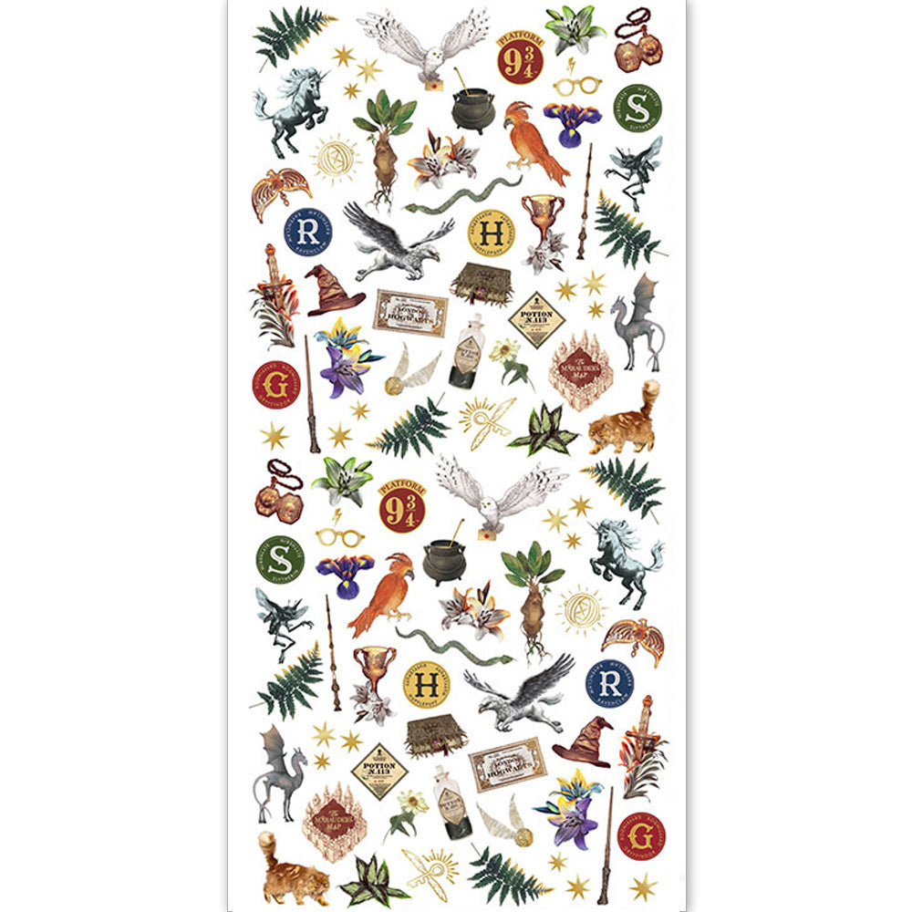 Harry Potter Floral Hogwarts Micro Stickers