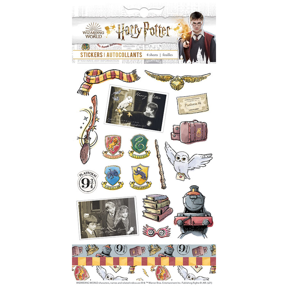 Harry Potter Classic Stickers, 4 sheets
