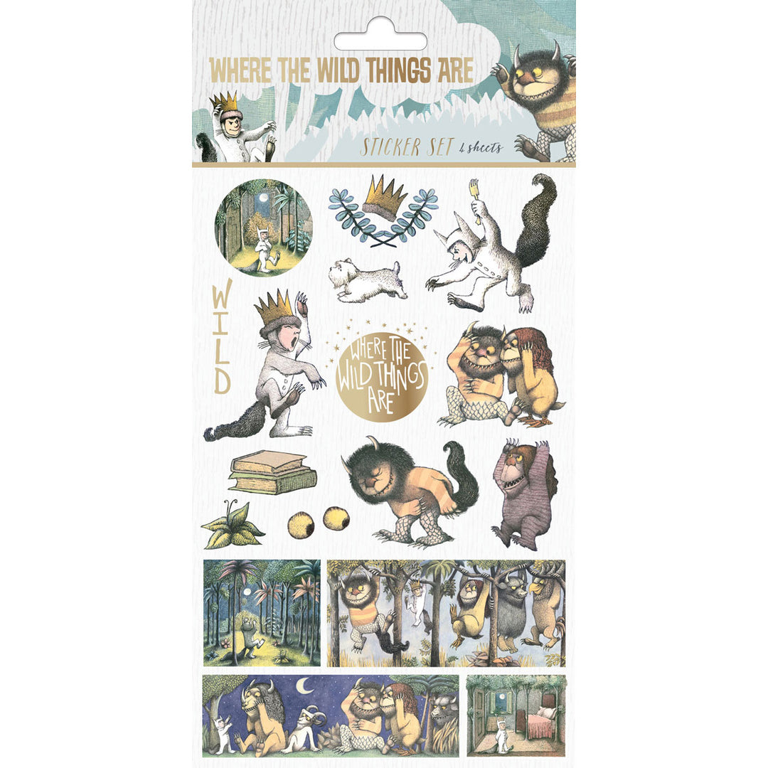 Where the Wild Things Are Stickers, 4 sheets