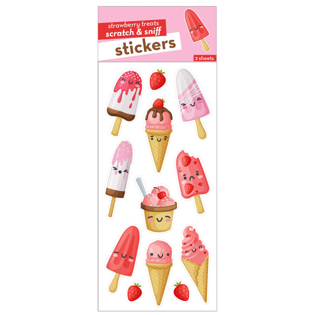 Strawberry Treats Scratch & Sniff Stickers
