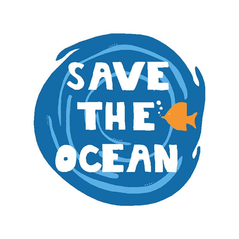 Save the Ocean Vinyl Sticker Decal
