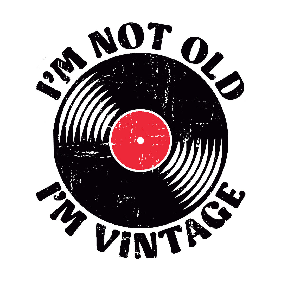 I'm Vintage Vinyl Sticker Decal