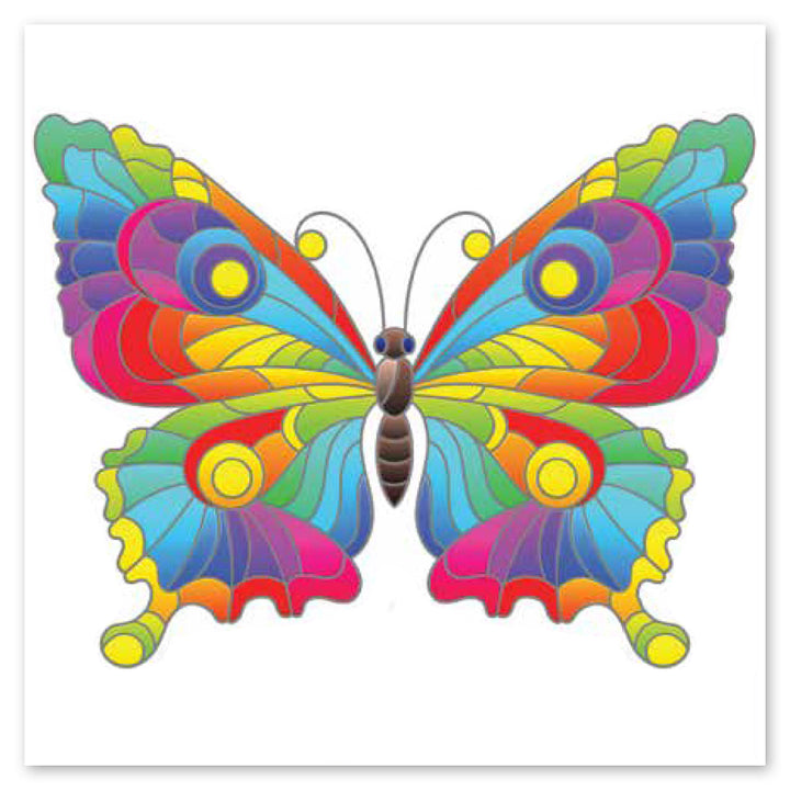 Rainbow Butterfly Vinyl Sticker Decal – Sticker Planet