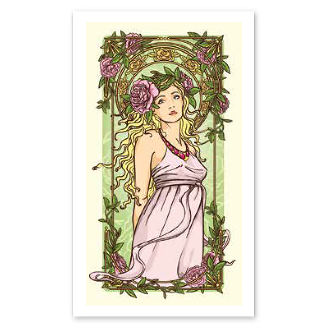 Art Nouveau Vinyl Sticker Decal