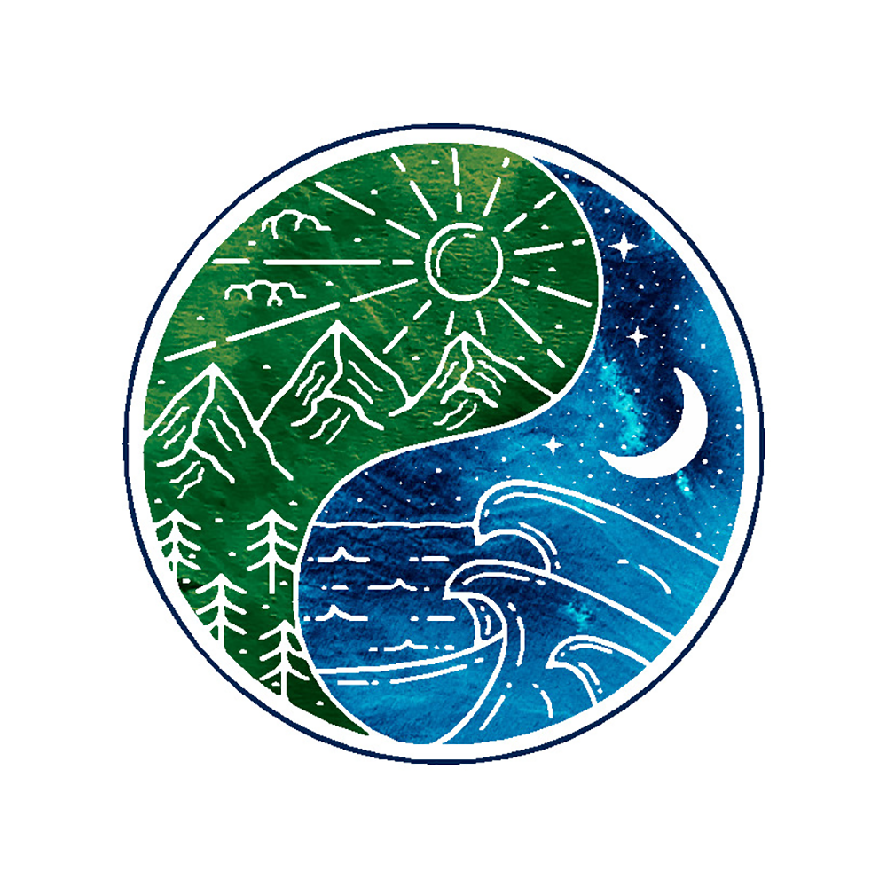 Nature Medallion Vinyl Sticker Decal