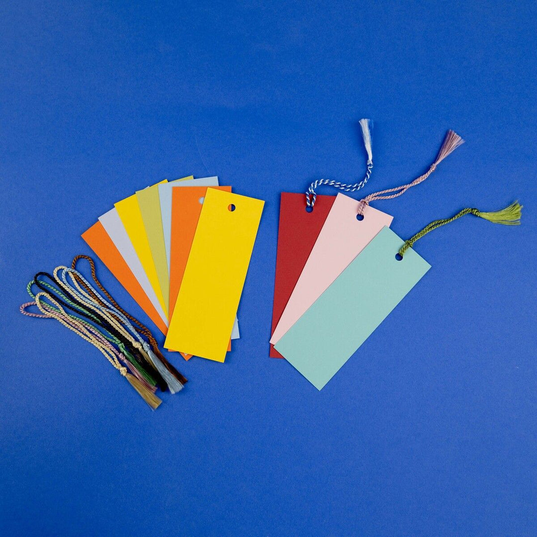 Colorful Bookmarks With Tassels (10-Pack)